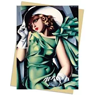Tamara de Lempicka: Young Lady with Gloves, 1930 Greeting Card: Pack of 6