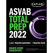 ASVAB Total Prep 2022&acirc; 2023: 7 Practice Tests + 1300 Questions + Video + Flashcards