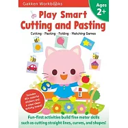 Play Smart Cutting and Pasting Age 2+: Ages 2-4 Practice Scissor Skills, Strengthen Fine-Motor Skills: Cutting Lines and Shapes, Gluing, Stickers, Maz