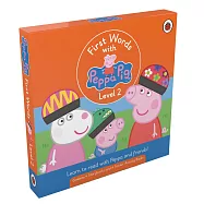 First Words with Peppa Level 2 Pack (4 storybooks + 4 sticker activity books)