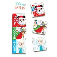 Disney Baby Santa, Stockings, Snow