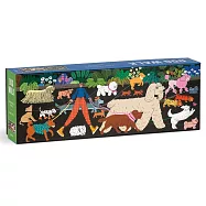 帶狗狗散步全景長版拼圖1000片Dog Walk 1000 Piece Panoramic Jigsaw Puzzle