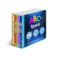 Baby University Abc’’s Board Book Set: Four Alphabet Board Books for Toddlers