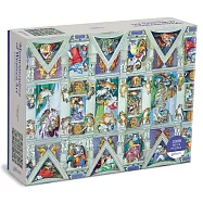 Sistine Chapel Ceiling Meowsterpiece of Western Art 2000 Piece Puzzle