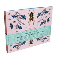 Art of Nature: Botanical Card Portfolio Set (Set of 20 Cards)