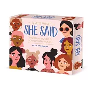 That&rsquo;&rsquo;s What She Said 2022 Box Calendar