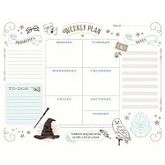 哈利波特：自填週計畫表 Harry Potter: Weekly Planner Notepad: (Harry Potter School Planner, Harry Potter Gift, Harry Potter Stationery, Undated Planner)