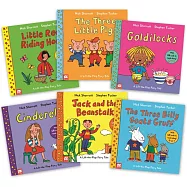 Nick Sharratt 翻玩童話有聲套書(6本翻翻遊戲繪本+故事音檔QR Code)