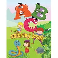 ABC coloring book: Amazing Fun with Numbers, Letters, Shapes, Colors, and Animals!