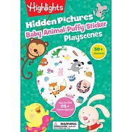 Baby Animal Hidden Pictures Puffy Sticker Playscenes