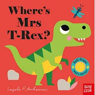 不織布翻翻書Where’s Mrs T-Rex?(附故事音檔)