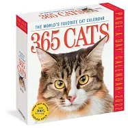 365 Cats Color Page-A-Day(r) Calendar 2022