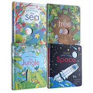 《偷偷看一下》Peep Inside知識探索遊戲書(4本合售)