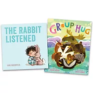 《我會陪著你+給你抱抱》情緒抒解繪本雙書