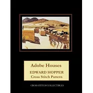 Adobe Houses: Edward Hopper Cross Stitch Pattern