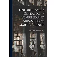 Binford Family Genealogy / Compiled and Arranged by Mary L. Bruner.