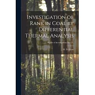Investigation of Rank in Coal by Differential Thermal Analysis; Report of Investigations No. 171