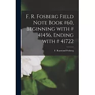 F. R. Fosberg Field Note Book #60, Beginning With # 41456, Ending With # 41722