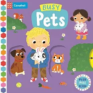 硬頁遊戲書Busy Pets (附故事音檔)