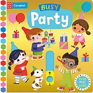 硬頁遊戲書Busy Party (附故事音檔)