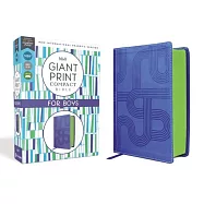 Nirv, Giant Print Compact Bible for Boys, Leathersoft, Blue, Comfort Print
