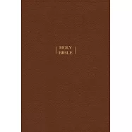 Niv, Wide Margin Bible, Leathersoft, Brown, Red Letter, Comfort Print