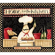 Home Is in the Kitchen 2023 Deluxe Wall Calendar