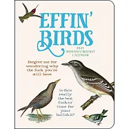 Effin’ Birds 12-Month 2023 Monthly/Weekly Planner Calendar