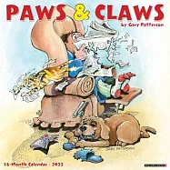 Gary Patterson’s Paws N Claws 2023 Wall Calendar