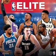 NBA Elite 2023 12x12 Wall Calendar