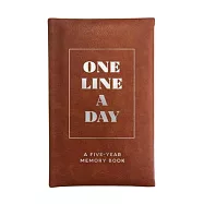 Vegan Leather One Line a Day: A Five-Year Memory Book