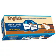 English Flash Cards (1000 Cards): A Quickstudy Reference Tool