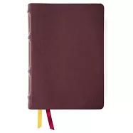Nkjv, Thompson Chain-Reference Bible, Genuine Leather, Calfskin, Burgundy, Red Letter, Art Gilded Edges, Thumb Indexed, Comfort Print