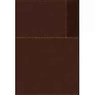 Niv, Thinline Reference Bible, Large Print, Leathersoft, Brown, Red Letter, Comfort Print