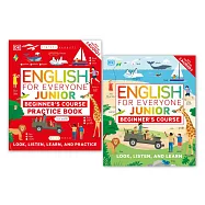 口碑獨家2冊套書!6到9歲看圖學英語(附練習本、音檔)English for Everyone Junior Beginner&rsquo;s Course + Practice Book