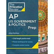 Princeton Review AP U.S. Government & Politics Prep, 2024: 3 Practice Tests + Complete Content Review + Strategies