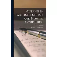 Mistakes in Writing English, and How to Avoid Them