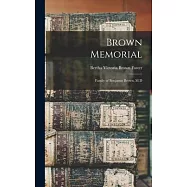 Brown Memorial: Family of Benjamin Brown, M.D