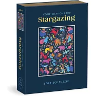 Constellations 101: Stargazing 500 Piece Book Puzzle
