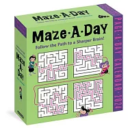 Maze-A-Day Page-A-Day Calendar 2024: Follow the Path to a Sharper Brain!