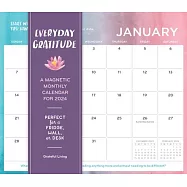 Everyday Gratitude Magnetic Wall Calendar 2024