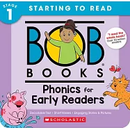 Bob Books - Phonics for Beginning Readers Box Set Phonics, Ages 4 and Up, Kindergarten (Stage 1: Starting to Read)