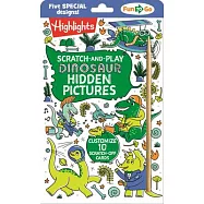 Scratch-And-Play Dinosaur Hidden Pictures