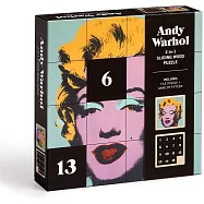 Puz Sliding Wood Andy Warhol Marilyn