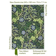 William Morris: Seaweed (Foiled Quarto Journal)