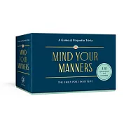 Mind Your Manners: A Game of Etiquette Trivia