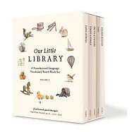 Our Little Library: A Foundational Language Vocabulary Board Book Set for Babies, Including Farm & Forest Animals