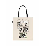 美國Out of Print托特包/Sarah’s Scribbles: How I Spend Money Tote Bag