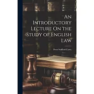 An Introductory Lecture On the Study of English Law