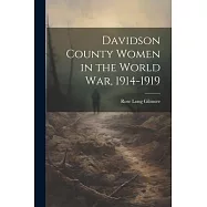 Davidson County Women in the World war, 1914-1919